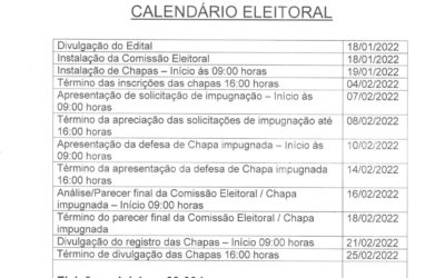 Calendário eleitoral